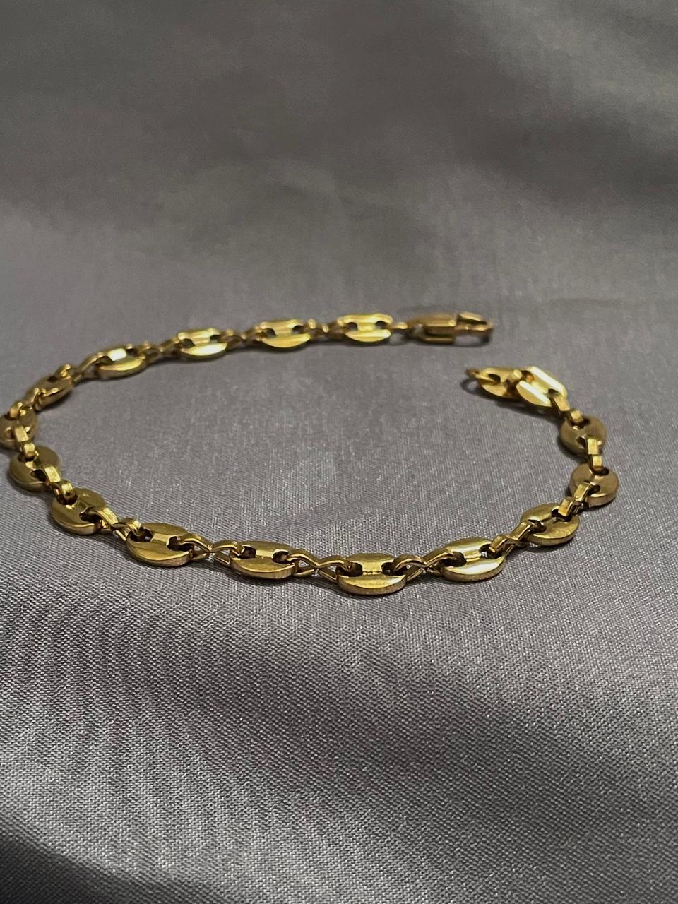 PULSERA GRANO DE CAFE 6MM/20CM