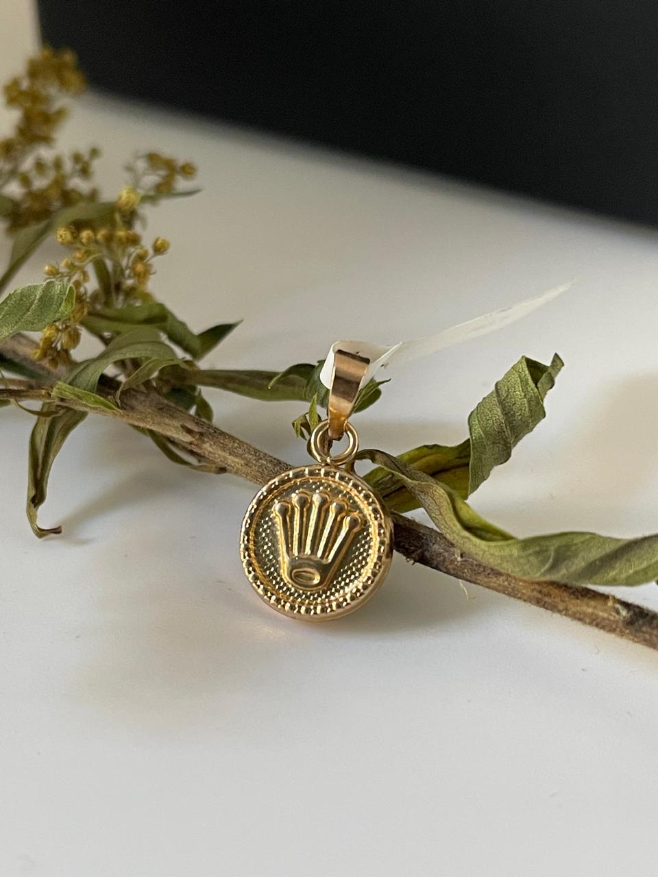 DIJE MEDALLA CORONA ROLEX PEQUEÑA