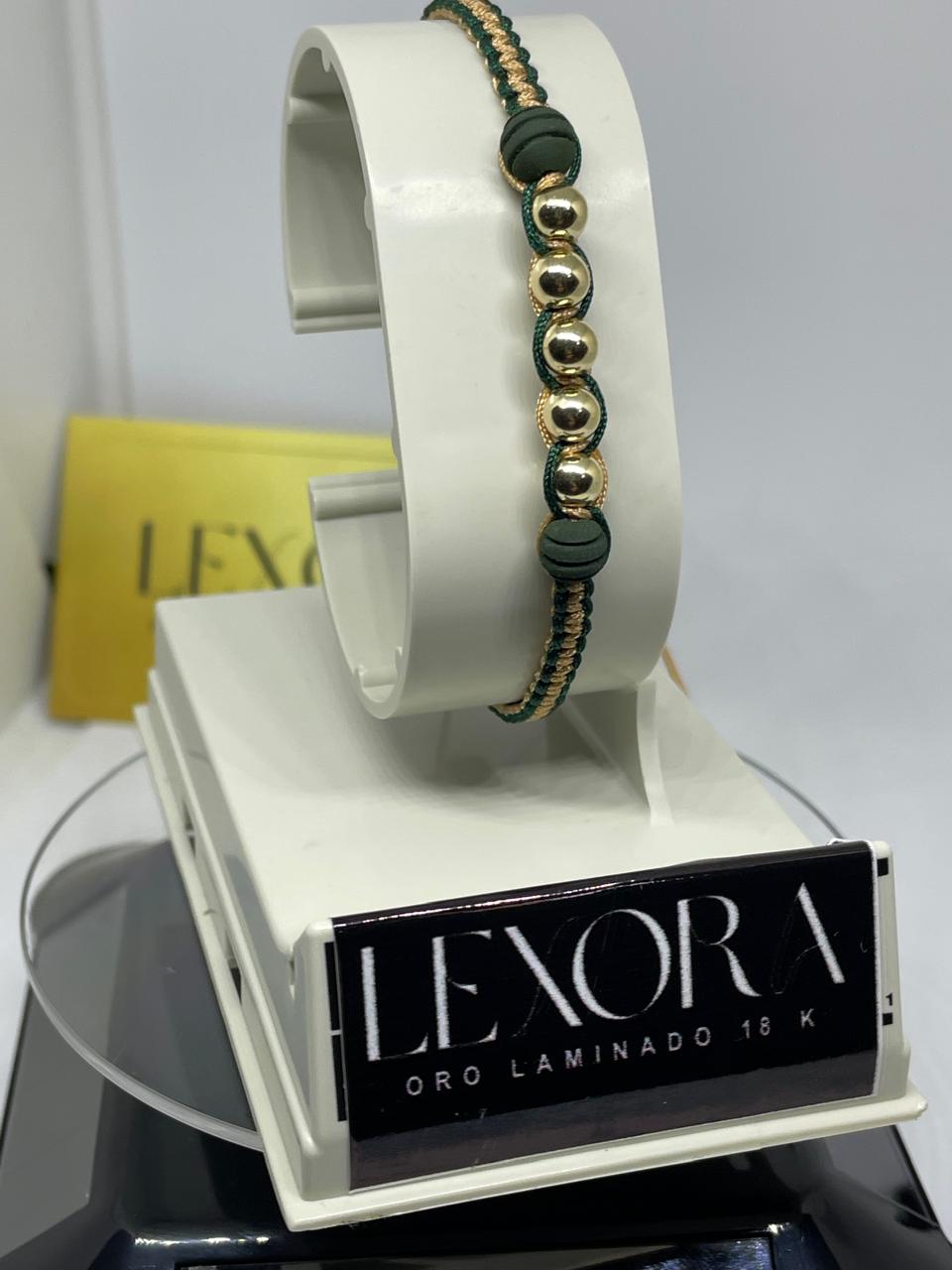 PULSERA DOBLE COLOR EN BALIN LISO